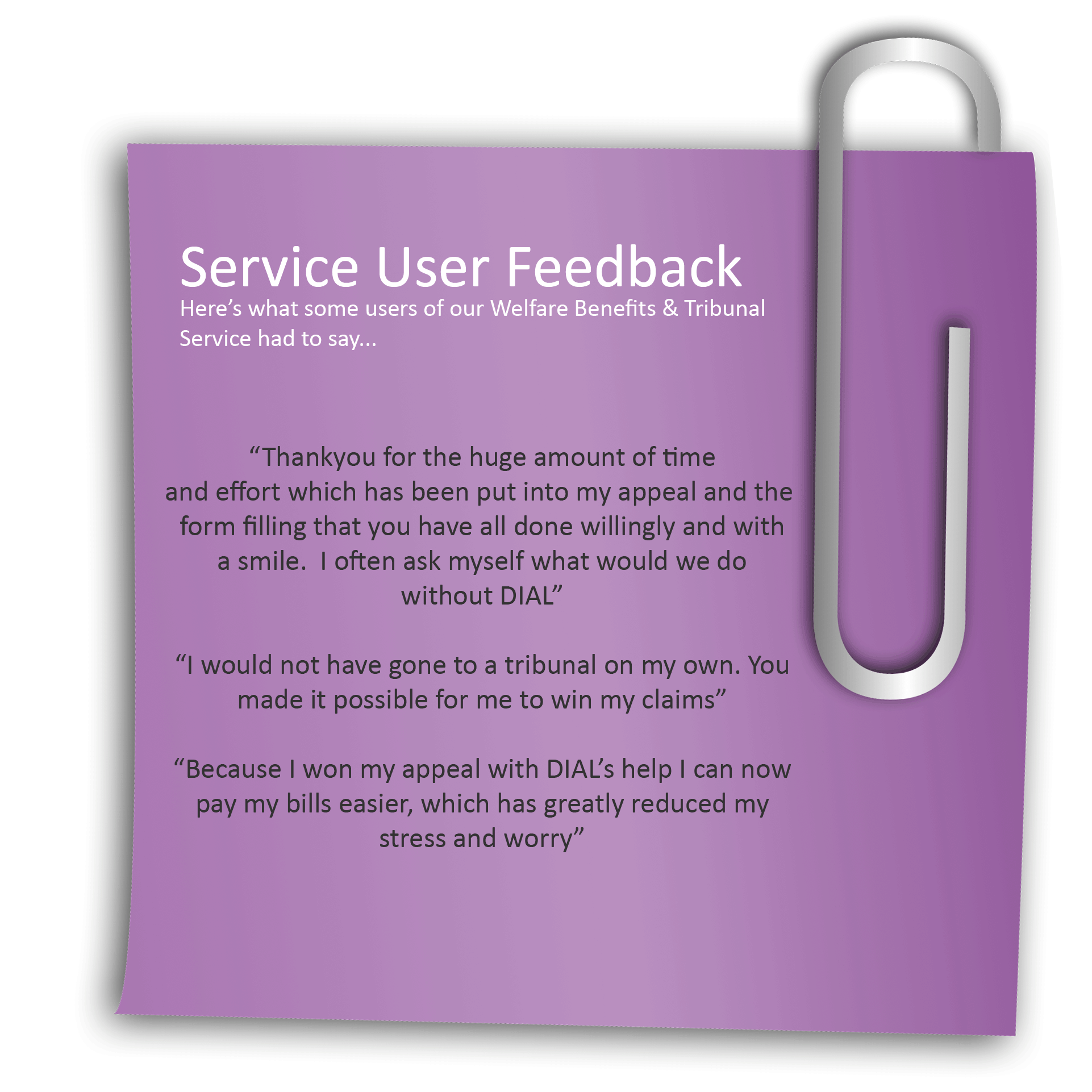 client feedback